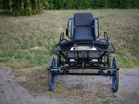 Marathonwagen MXL 140 schwarz mit blau